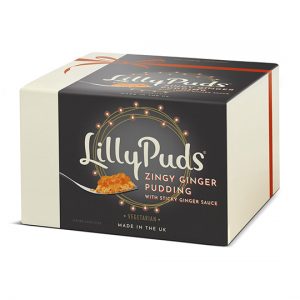 LillyPuds Zingy Ginger Pudding with Sticky Ginger Sauce